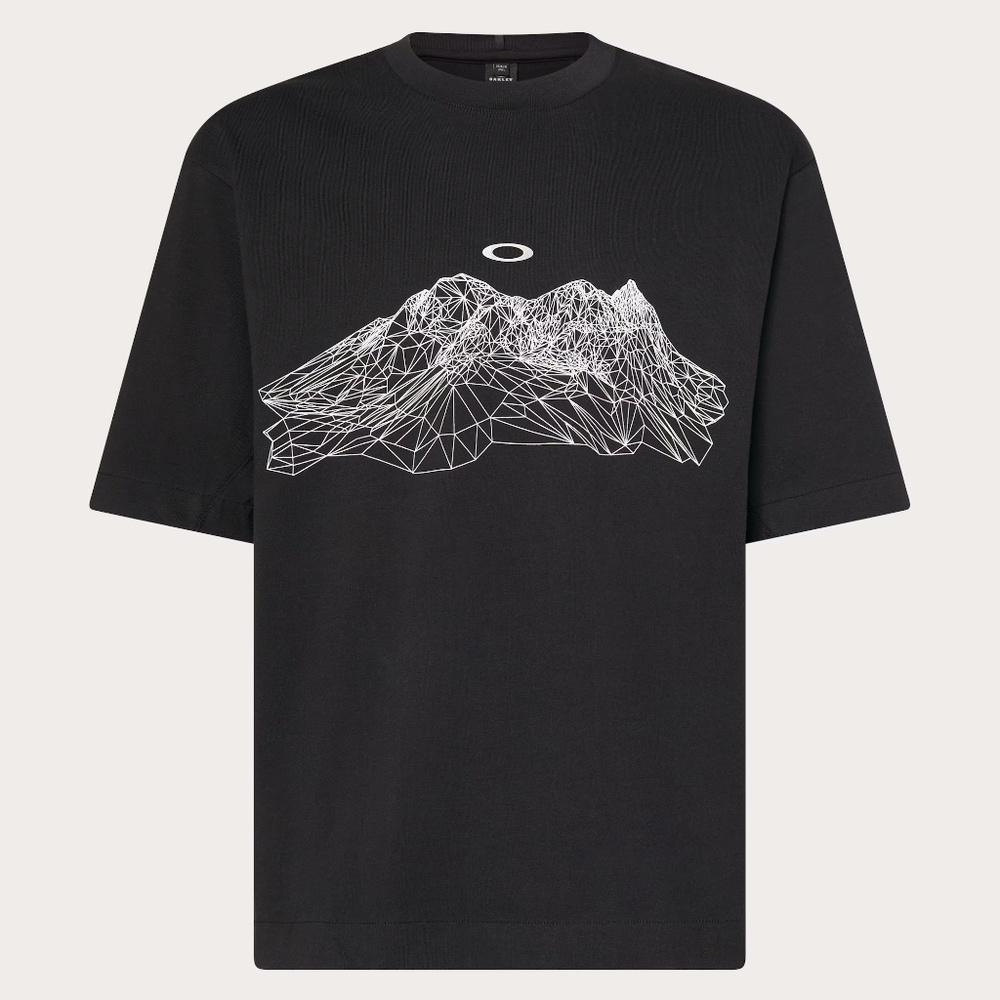 NEW Oakley Mountain Scape Tee Blackout Men's
